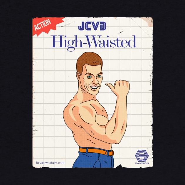 JCVD High-Waisted Jean by BryanWestArt